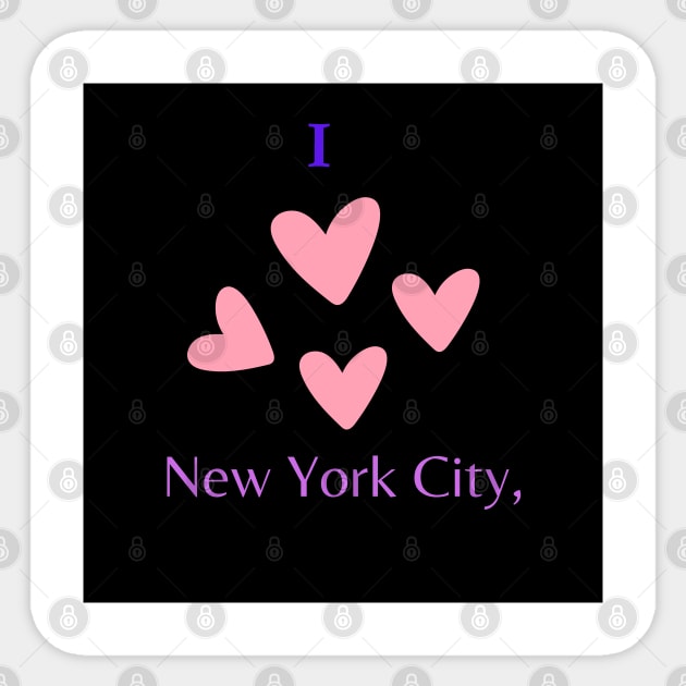 New York Sticker by Abstract Gallery